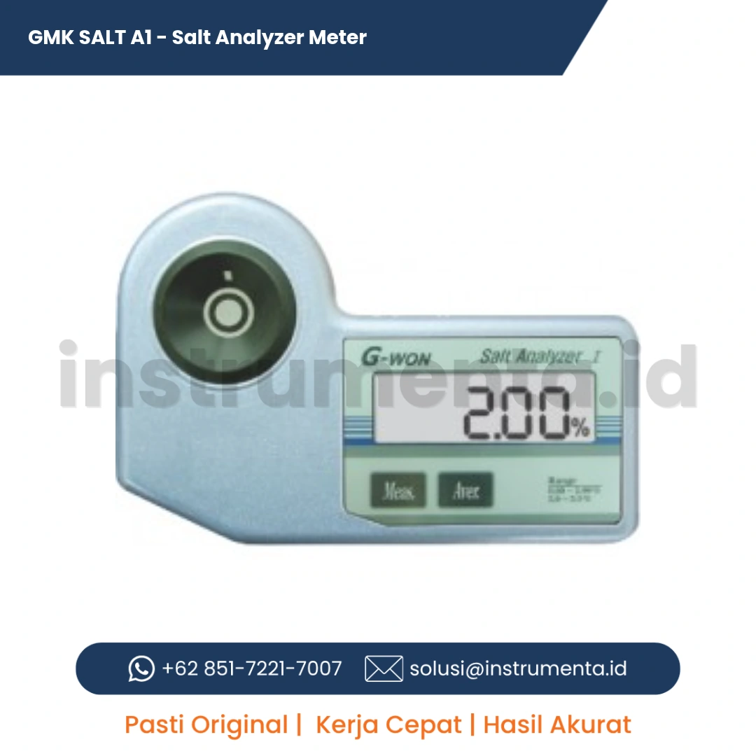 Authorized Distributor GMK SALT A1 Salt Analyzer Meter G-Won Aqua-Boy Alat Ukur Kadar Garam dan Salinitas Digital Food Grade